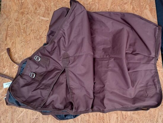 xWeidedecke Fleece, 0gr, braun, 125cm Rückenlänge  